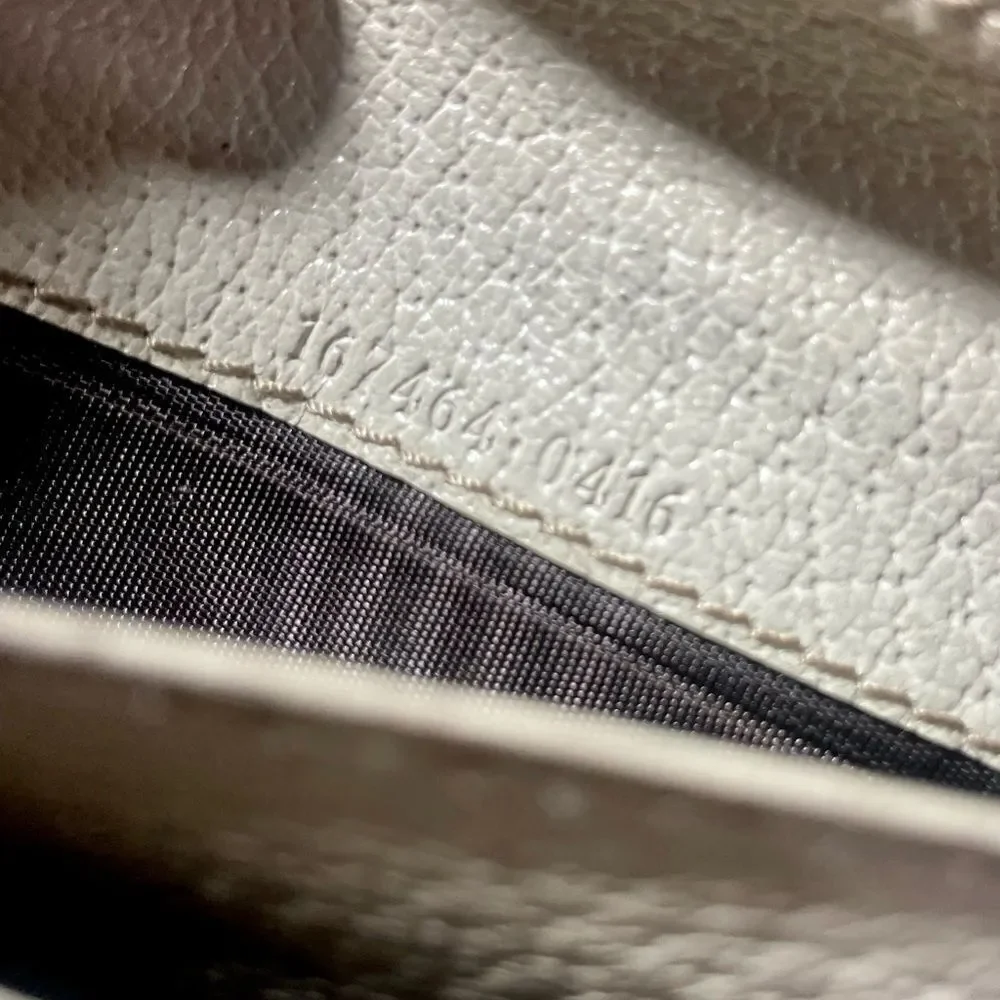 Gucci GG Logo Canvas Leather Trim Continental Wallet - Picture 11 of 15